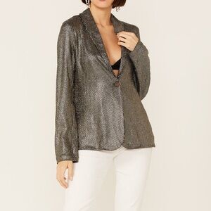 Show Me Your‎ Mumu Felix Blazer Metallic Black